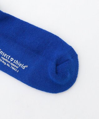 PW CIRCULUS 【虫よけ加工】【WOMEN】ラインソックス ショート丈  ゴルフウェア レディース スカイブルー系