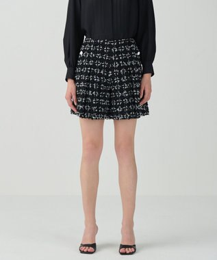 GRACE CONTINENTAL Tweed Shortパンツ ブラック