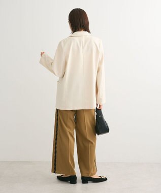 Green Parks ・ＥＬＥＮＣＡＲＥ　ＤＵＥ　サイド刺繍ラインパンツ Beige