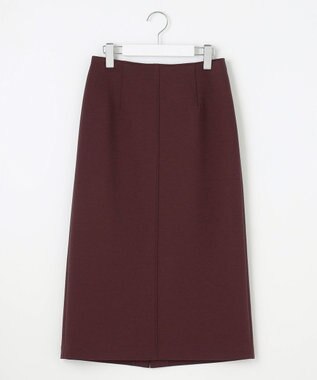 J.PRESS LADIES L 【WEB限定カラーあり・洗える】ダンボール ナロー スカート 【WEB限定】ボルドー系