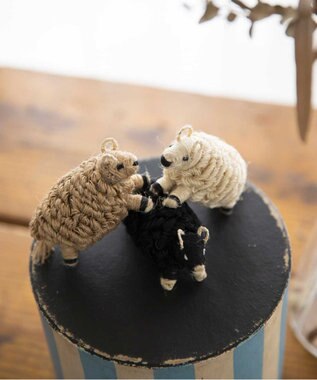 ONWARD CROSSET SELECT 【PeopleTree】ジュートのひつじ ブラック