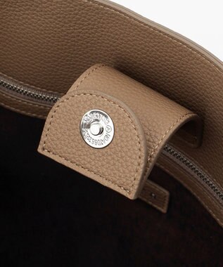 ICB 【A4サイズ収納可】ボストントート ベージュ系