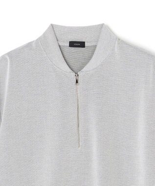 JOSEPH HOMME スビンギザカノコ　ハーフジップ ライトグレー系