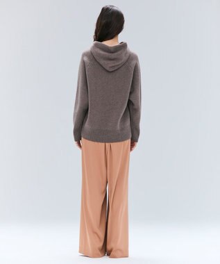 BEIGE， 【洗える】LLOYD / ハンマーサテンイージーワイドパンツ Coral