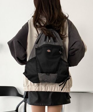 WEGO 【ユニセックス着用ITEM】別注Dickiesメッシュポケットナップサック グレー