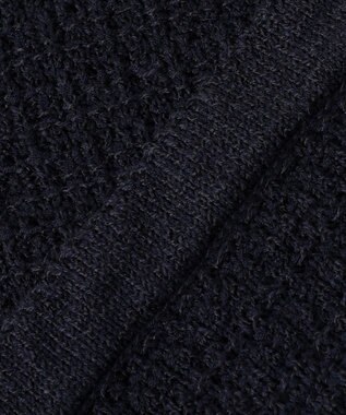 J.PRESS LADIES 【洗える】DAILY TWEED ニット アウター ネイビー系