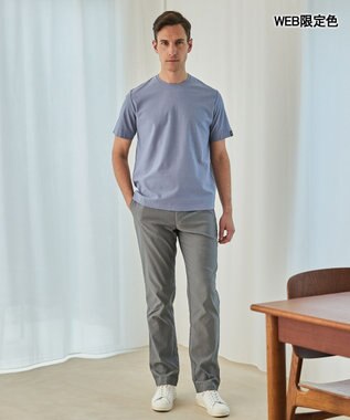 GOTAIRIKU キングサイズ登場【サラサラ/高通気】仕事で着られる 鹿の子 BIZ Tシャツ ペールブルー/WEB限定/26年新色