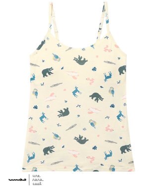  MADE WITH 京都市動物園 カップ付きキャミソール