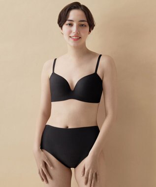 WACOAL ノンワイヤーブラ [GOCOCi/ワコール] 脇高設計 しっかりフィット 上向きのバストライン レディース CGG266 /ワコール ブラック