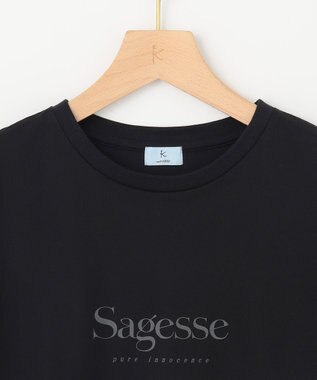 組曲 チュールロゴ Ｔシャツ ブラック系