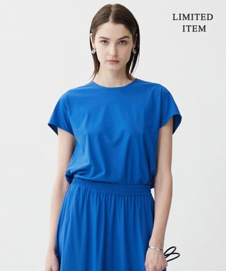 ICB 【WEB限定・接触冷感・UVカット・速乾】マットスキューバ 半袖プルオーバー ラピスラズリ系