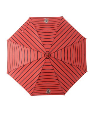 MOONBAT POLO RALPH LAUREN 長傘 ボーダーストライプ POLO BEAR レッド