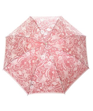 槇田商店 Kirie 更紗 ルージュ 折りたたみ傘 赤