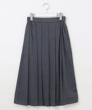 自由区 【セットアップ対応・洗える】サテンアムンゼン スカート ネイビー系