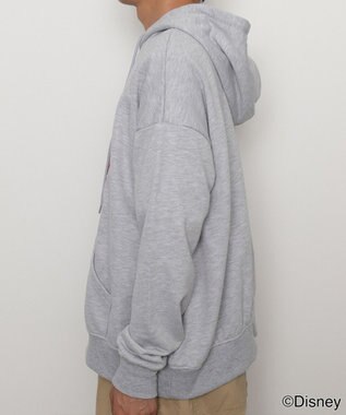 WEGO MICKEY　MOUSE／ジップパーカー 杢グレー
