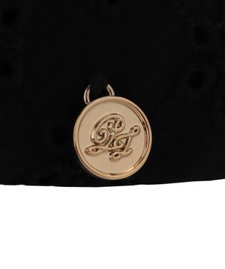 MOONBAT 【つば長/深め】ポール & ジョー (PAUL & JOE ACCESSOIRES) レースキャップ チャーム付き ブラック