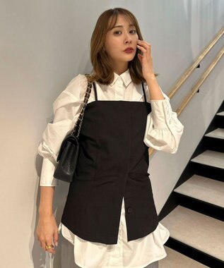 Green Parks AnriettMusee ２ＷＡＹオーバーサイズシャツ Off White