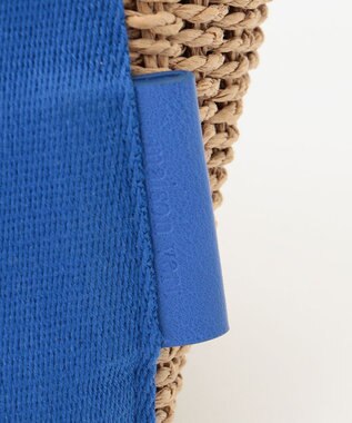 LA BAGAGERIE 【maison vert】【ペーパー素材使用】2WAYかごバッグ ブルー