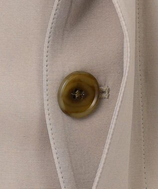 GOTAIRIKU ダウンライナー装着可【半裏仕様】コットンポリエステル ステンカラースプリングコート(25年春夏モデル) ベージュ系