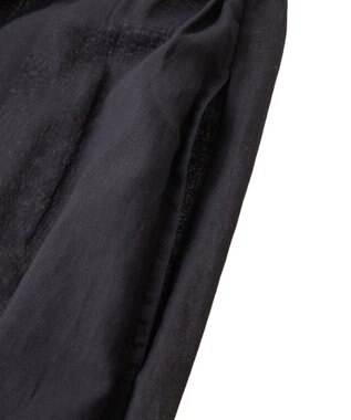 Green Parks Ｉ　シャーリングワンピース Stripe Navy