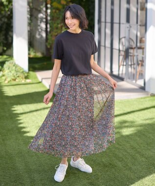 ANY 【11色展開/UVケア/接触冷感】プレミアムベーシック半袖Ｔシャツ ブラック