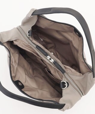 Y'SACCS シワナイロン2WAYトートバッグ Sサイズ グレー