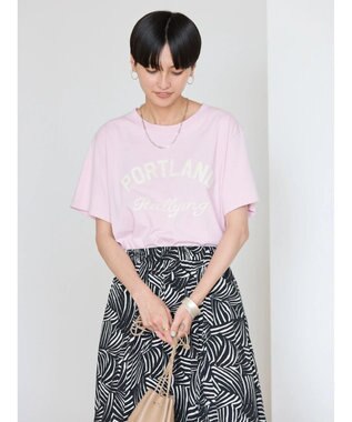 AMERICAN HOLIC ＰＯＲＴＬＡＮＤロゴカットプルオーバー Light Pink