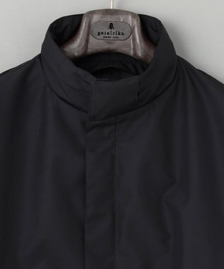 GOTAIRIKU 【防水/軽量/シワになりにくい】ラスタードビーメモリーラミネーションコート_スタンドカラー(24年モデル) ブラック系8