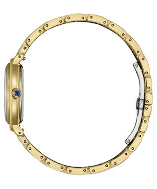 CITIZEN 【生命力あふれる美しい水（AQUA）を表現限定モデル】電池交換不要 光発電エコ・ドライブ ARCLY Collection EM1099-57L ゴールド