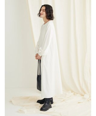 CRAFT STANDARD BOUTIQUE レーヨンデシンドレッシーワンピース Off White