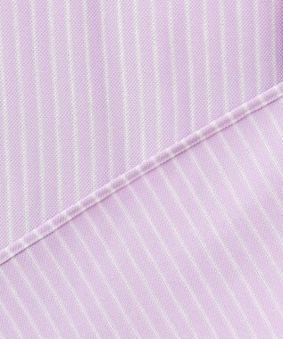 J.PRESS MEN 酷暑の清潔感もこれ一枚で【吸水速乾 / 抗菌防臭 / 防シワ】【J.PRESS OXFORD JERSEY】カノコインレイストライプ 半袖シャツ / B.D. ライラック系1