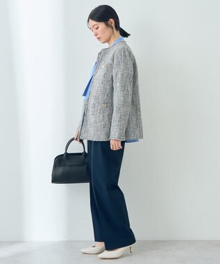 YECCA VECCA 金釦ツイードジャケット Mix