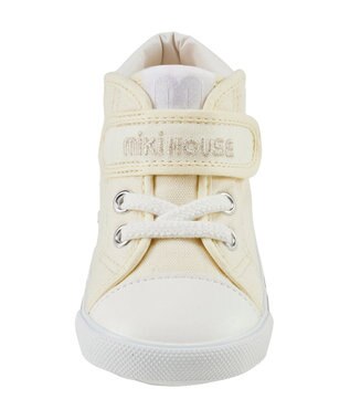 MIKI HOUSE HOT BISCUITS 【ミキハウス】【13.5-15cm】 セカンドベビーシューズ アイボリー