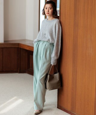 23区 レザー2WAY ショルダーバッグ ベージュ系