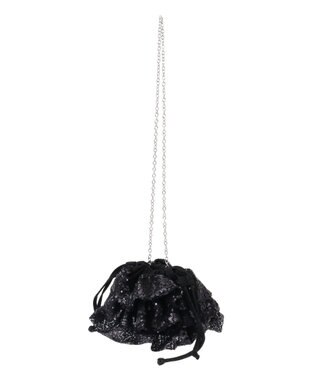 Green Parks ＥＴＳ．スパンコールショルダーバッグ Black