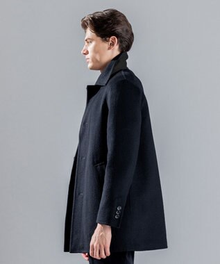 JOSEPH HOMME DOUBLE FACE CASHMERE BALMACHAN COAT ブラック系