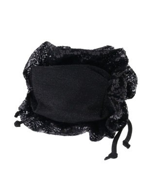 Green Parks ＥＴＳ．スパンコールショルダーバッグ Black