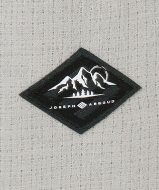 JOSEPH ABBOUD MOUNTAIN クレープドットエアー パンツ ライトグレー系