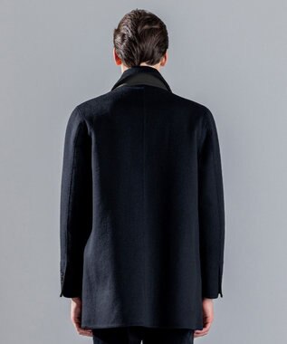 JOSEPH HOMME DOUBLE FACE CASHMERE BALMACHAN COAT ブラック系