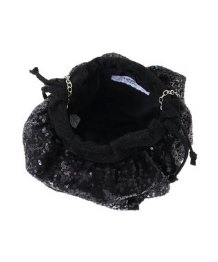 Green Parks ＥＴＳ．スパンコールショルダーバッグ Black