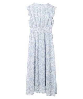 earth music&ecology ノースリ花柄ワンピース Blue