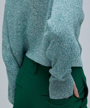 BEIGE， LUCAS / ショート丈ニット Green MIX