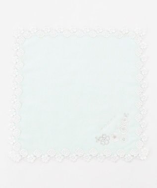 TOCCA PRETTY FLOWER TOWELCHIEF タオルハンカチ スカイブルー系