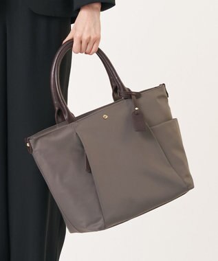 J.PRESS LADIES 【A4サイズ収納可】 ナイロン トート バッグ
