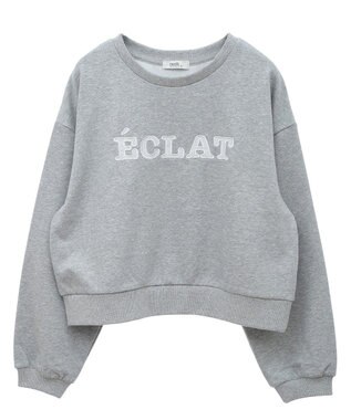 earth music&ecology ＳＥＴ２点レースロゴプルオーバー＋チュールワンピ Light Gray