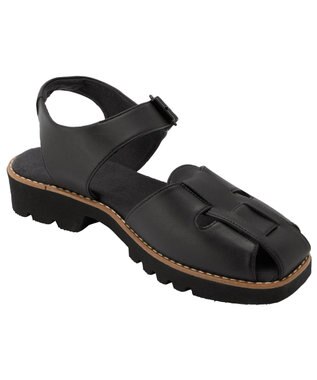 ASICS WALKING ペダラ ソフトラギッドサンダル レディース 2E ブラック系