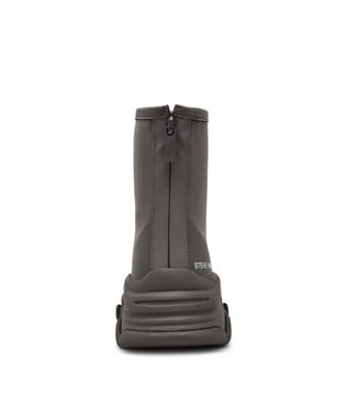 STEVE MADDEN VROOMS バッグジップスニーカーブーツ グレー