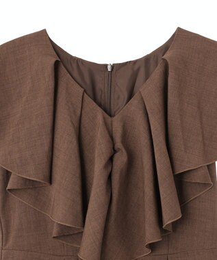 earth music&ecology ラッフルサロペット Brown