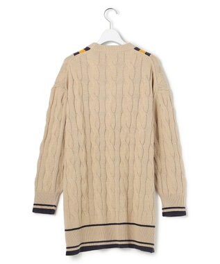 J.PRESS YORK STREET 【WOMEN】チルデンチュニック Vネックニット ベージュ系