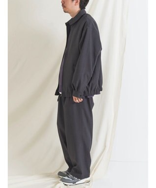 CRAFT STANDARD BOUTIQUE ポリエステルツイルベルテッドパンツ Charcoal Gray